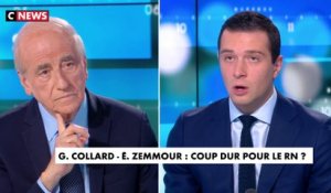 Jordan Bardella sur le départ de Gilbert Collard : «Vous avez des gens qui sont fascinés par la polémique»