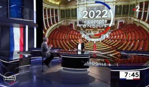 Législatives - Jean-Luc Mélenchon accuse sur France 2 : "Gérald Darmanin tripote les chiffres, utilise la bidouille pour masquer la défaite. C'est digne d'une République bananière"