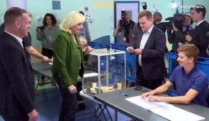 Emmanuel Macron, Marine Le Pen et Jean-Luc Mélenchon ont voté