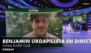 Benjamín Urdapilleta en direct dans le Canal Rugby Club