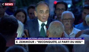 Éric Zemmour : «Les résultats ne sont pas à la hauteur, mais nous venons de poser un drapeau dans chaque circonscription de France»
