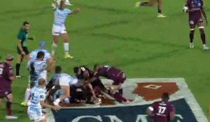 TOP 14 - Essai de Cameron WOKI (UBB) - Union Bordeaux-Bègles - Racing 92 - Saison 2021/2022