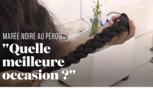 Les Péruviens font don de leurs cheveux pour sauver la faune marine après la marée noire