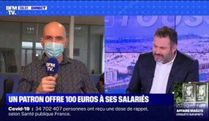 Pour aider ses salariés, un dirigeant d'entreprise de l'Oise offre 100 euros à chacun de ses employés