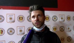 Interview maritima: Grégory Poirier coach du FC Martigues après le succès contre l'OM