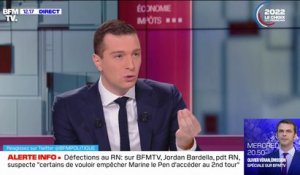 Jordan Bardella sur la recomposition de la droite: "Nous, ce n'est pas notre combat"