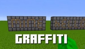 Minecraft : voila comment réaliser des graffitis en moins de 30 secondes !