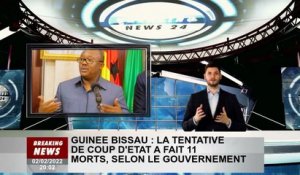 Guinée-Bissau : 11 morts dans une tentative de coup d'Etat, selon le gouvernement