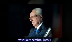 Jean-Marie Le Pen est sorti de l’hôpital après une «forme légère» d’AVC