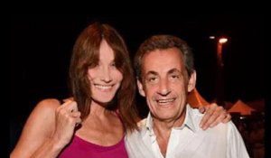 Nicolas Sarkozy gâté par Carla pour son anniversaire  grande fête dans un palace, @vec Giulia