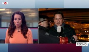 Un journaliste néerlandais interrompu en direct à la télé par un agent de sécurité chinois  aux JO d'hiver 2022