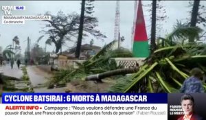 La région de Mananjary, à l'Ouest de Madagascar, dévastée après le passage du cyclone Batsirai