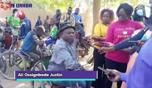 Tchad : "les personnes handicapées souhaitent l'intégration des diplômés handicapés", Ali Ossignbede Justin, porte parole des personnes handicapées.