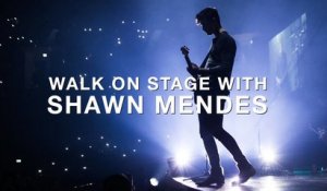 Walk on stage with Shawn Mendes on the first night of his Illuminate World Tour