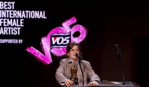 Christine and the Queens win Best International Female at the VO5 NME Awards 2017