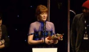 Florence Wins Best Solo Artist - NME Awards 2013