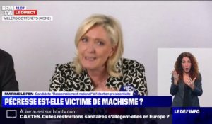 "L'argument récurrent du machisme m'est assez étranger": Marine Le Pen répond à Valérie Pécresse