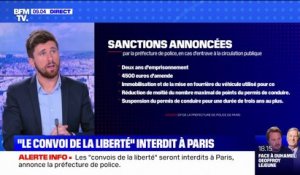La préfecture de police interdit les "convois de la liberté" à Paris