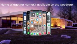 Présentation de l'App Home Widget for HomeKit