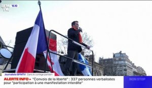 Paris: la manifestation organisée par Florian Philippot est partie de la place du Palais-Royal