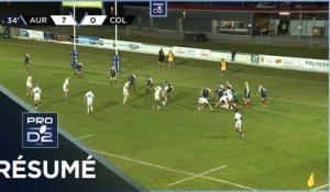PRO D2 - Résumé Stade Aurillacois-Colomiers Rugby: 12-10 - J20 - Saison 2021/2022