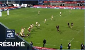 PRO D2 - Résumé Rouen Normandie Rugby-Stade Montois: 13-19 - J20 - Saison 2021/2022