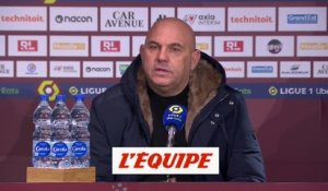 Antonetti : « On a eu notre chance mais on ne l'a pas saisie » - Foot - L1 - Metz