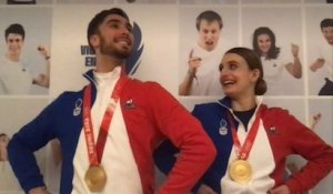 JO 2022: "On est toujours sur notre nuage", confient les champions olympiques Gabriella Papadakis et Guillaume Cizero