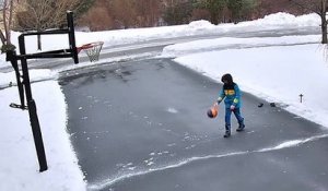 Quand tu joues au basket en plein hiver