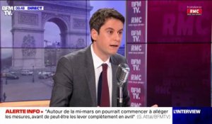 Gabriel Attal sur une éventuelle candidature d'Emmanuel Macron à la présidentielle: "Tout viendra au moment venu"