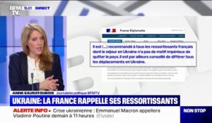 La France appelle ses ressortissants dont le séjour en Ukraine n'a pas de motif impérieux à quitter le pays
