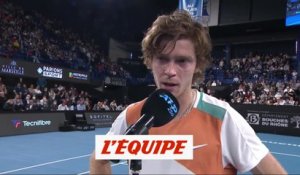 Rublev : « La finale était géniale, je pense que le public a apprécié » - Tennis - ATP - Marseille