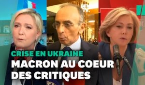Crise en Ukraine: Emmanuel Macron au centre des critiques