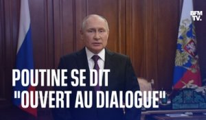 "Notre pays est toujours ouvert à un dialogue direct et honnête"  Le discours de Vladimir Poutine à la télévision russe