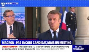 Emmanuel Macron tiendra un premier meeting de campagne le 5 mars à Marseille