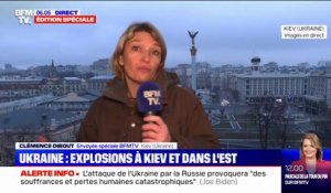 Au moins deux explosions entendues à Kiev, la capitale ukrainienne