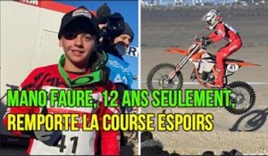 Enduropale: Mano Faure, 12 ans seulement, remporte la course espoirs