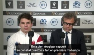 XV de France - Galthié : "On a bien réagi"