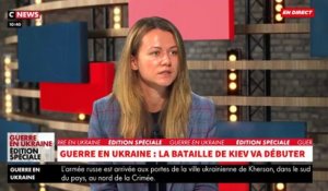 Guerre en Ukraine - La voix brisée dans "Morandini Live", Valentyna s'inquiète pour toute sa famille bloquée à Kiev, alors que les troupes russes avancent vers la capitale - VIDEO
