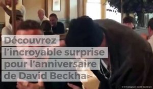 Découvrez l’incroyable surprise pour l’anniversaire de David Beckham