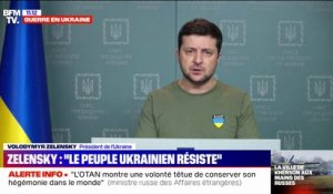 "On résiste": Volodymyr Zelensky affirme que la Russie "n'arrive pas" à conquérir l'Ukraine