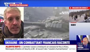 "Lorsqu'on part, il faut penser à ne pas revenir": un combattant français parti en Ukraine témoigne sur BFMTV