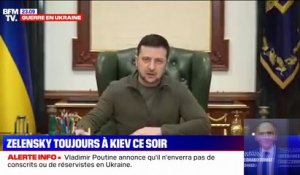 Volodymyr Zelensky: "On a l'habitude de dire que le lundi est une journée difficile, mais en temps de guerre pour le pays, chaque jour est un lundi"