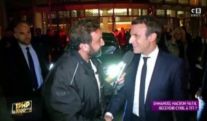 TPMP : Cyril Hanouna copine en direct avec... Emmanuel Macron !