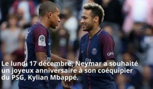 Neymar : Il fête l’anniversaire de Kylian MBappé en avance !
