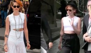 Exclu Vidéo : Kristen Stewart : 2 looks sinon rien pour le défilé Chanel !
