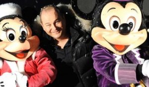 Cauet, Mickey et Minnie un trio comique pour inaugurer "Magic Ice" !