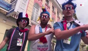 Zapping du 10/07 : Match France / Belgique: le show des supporters