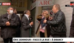 Lors d’un échange sur le port du voile avec Éric Zemmour, à Drancy, une femme musulmane lui propose : «Enlevez votre cravate, j’enlève mon tissus»...