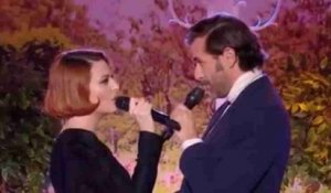 "Allez viens je t'emmène" : Élodie Frégé et Grégory Fitoussi chantent "La Javanaise" sur France 3